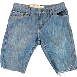 NWT Levi’s 511 Skinny Cut off Shorts Unisex 10"